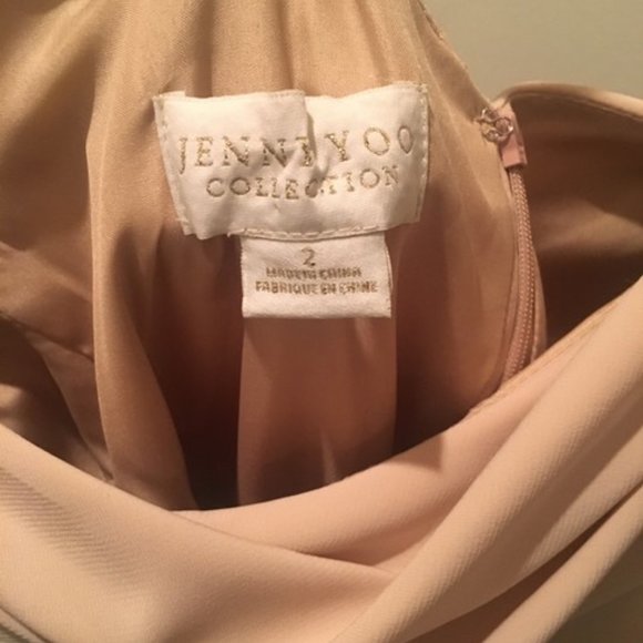 Jenny Yoo Sabine Dress in Chai - Picture 6 of 6